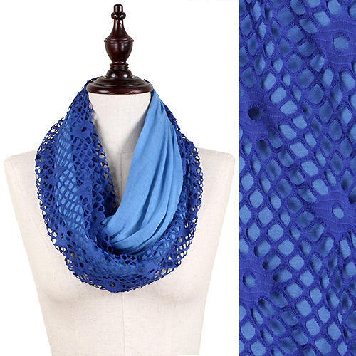 MIXMEDIA NET INFINITY SCARF