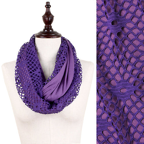 MIXMEDIA NET INFINITY SCARF