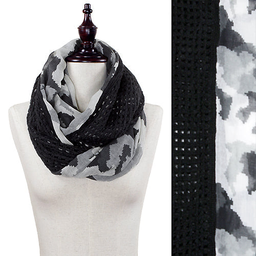 CAMOUFLAGE MIX INFINITY SCARF