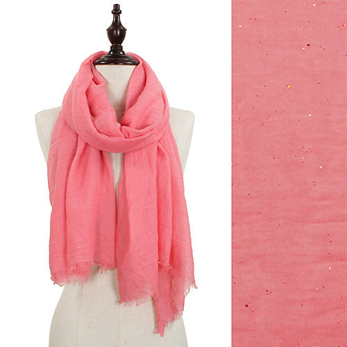 GLITTER DECO VISCOSE OBLONG SCARF