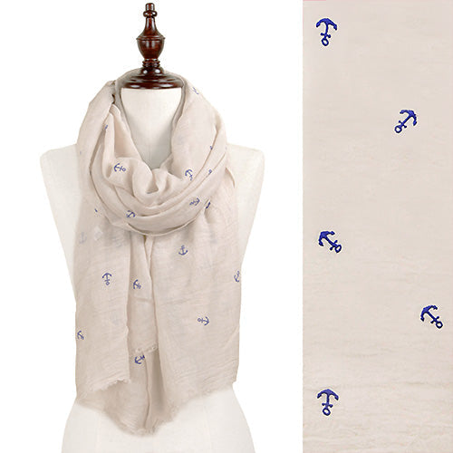 MINI ANCHOR OBLONG SCARF