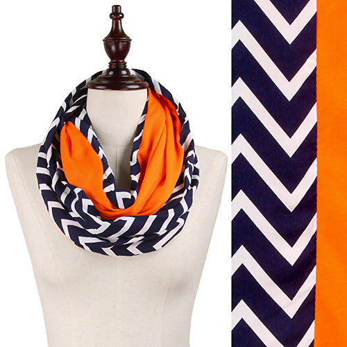 CHEVRON & NVOR INFINITY SCARF