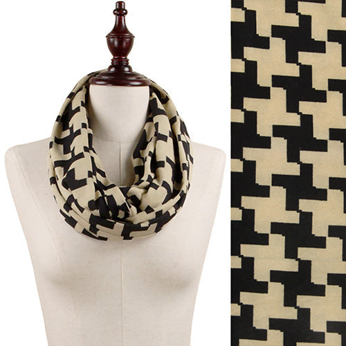 GEOMETRIC PATTERN INFINITY SCARF