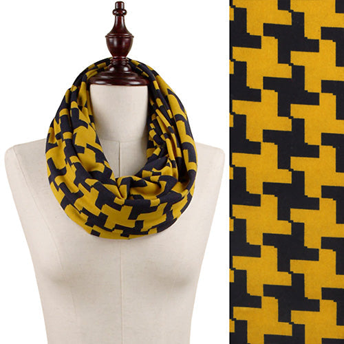 GEOMETRIC PATTERN INFINITY SCARF