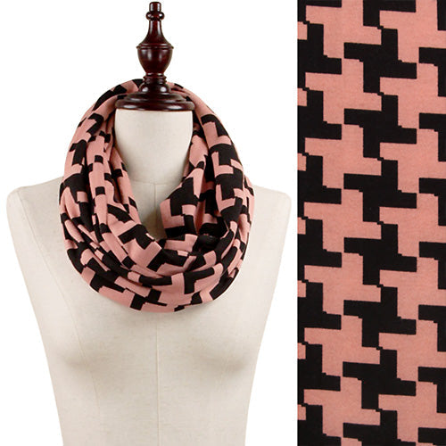 GEOMETRIC PATTERN INFINITY SCARF