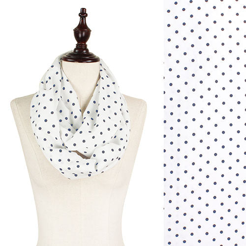 POLKA DOT SOFT COTTON INFINITY