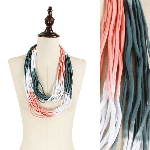 OMBRE SHRED JERSEY INFINITY SCARF