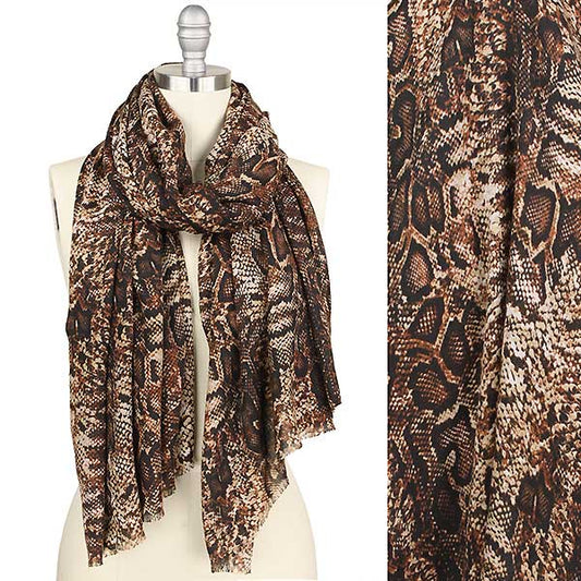 PYTHON PRINT OBLONG SCARF