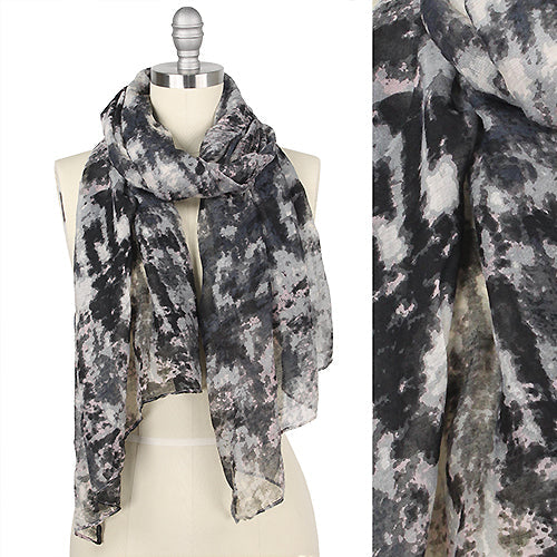 ABSTRACT PRINT OBLONG SCARF