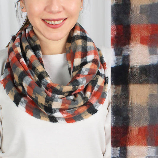 HOUNDSTOOTH INFINITY SCARF