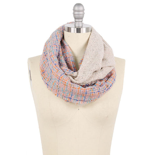 TWEED REVERSIBLE INFINITY SCARF