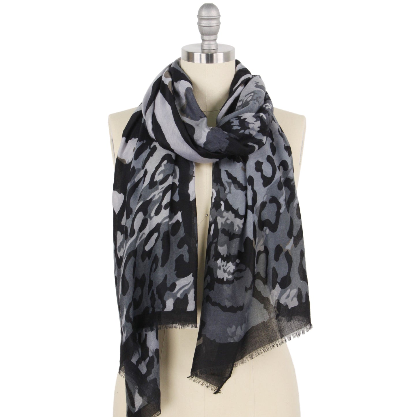 ANIMAL PRINT OBLONG SCARF