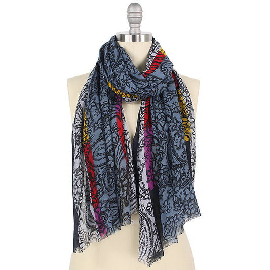 PAISLEY PRINT SCARF