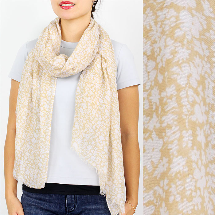 DITSY FLORAL PRINT OBLONG SCARF