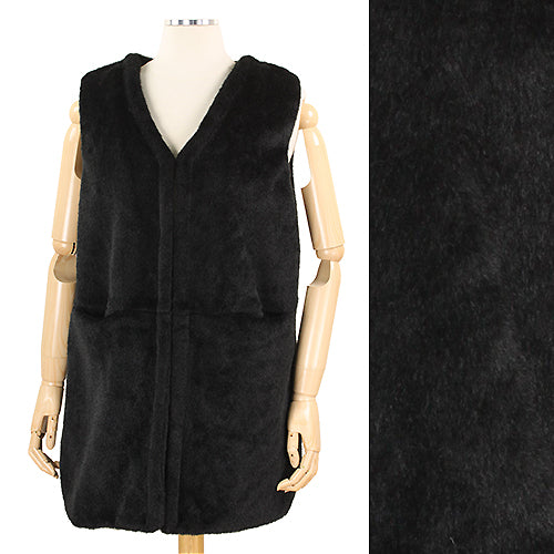 LUXE FAUX FUR POCKET VEST