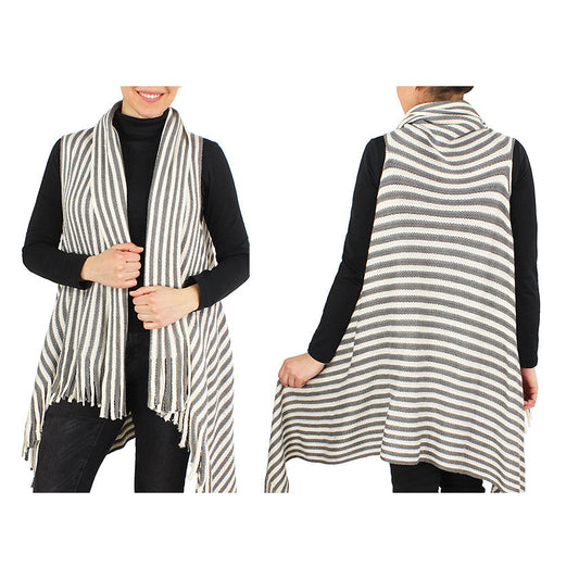 STRIPE KNIT VEST