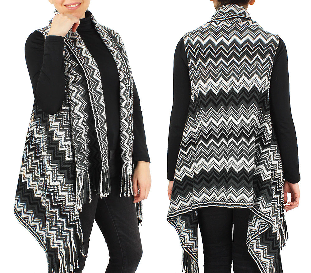 CHEVRON MULTI COLOR KNIT VEST