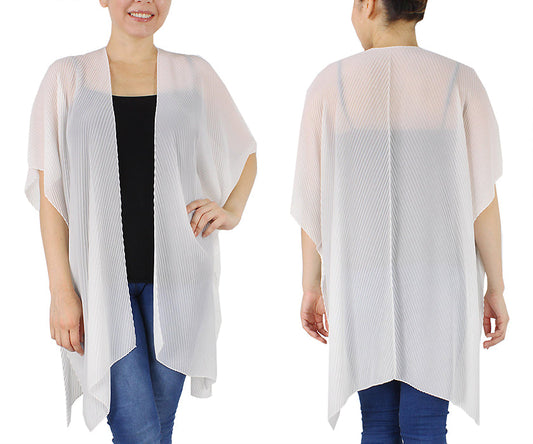 PLEATED KIMONO/VEST