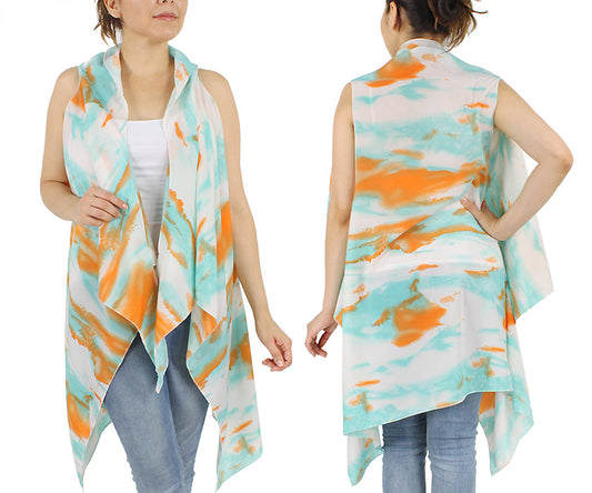 ABSTRACT PRINT VEST