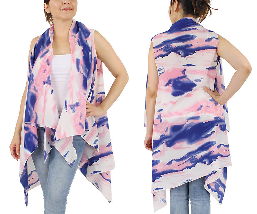 ABSTRACT PRINT VEST