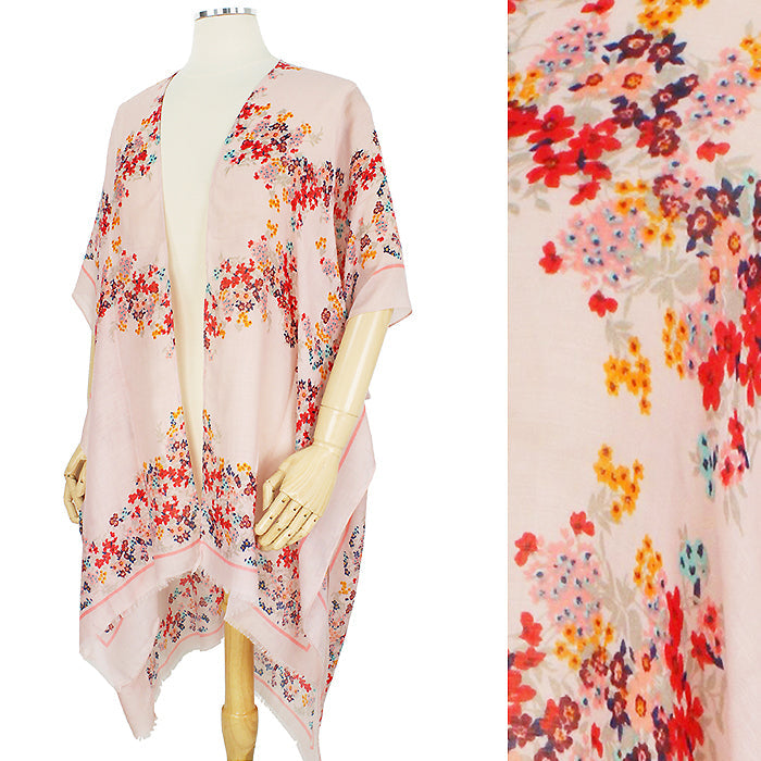 FLOWER PRINT KIMONO/VEST