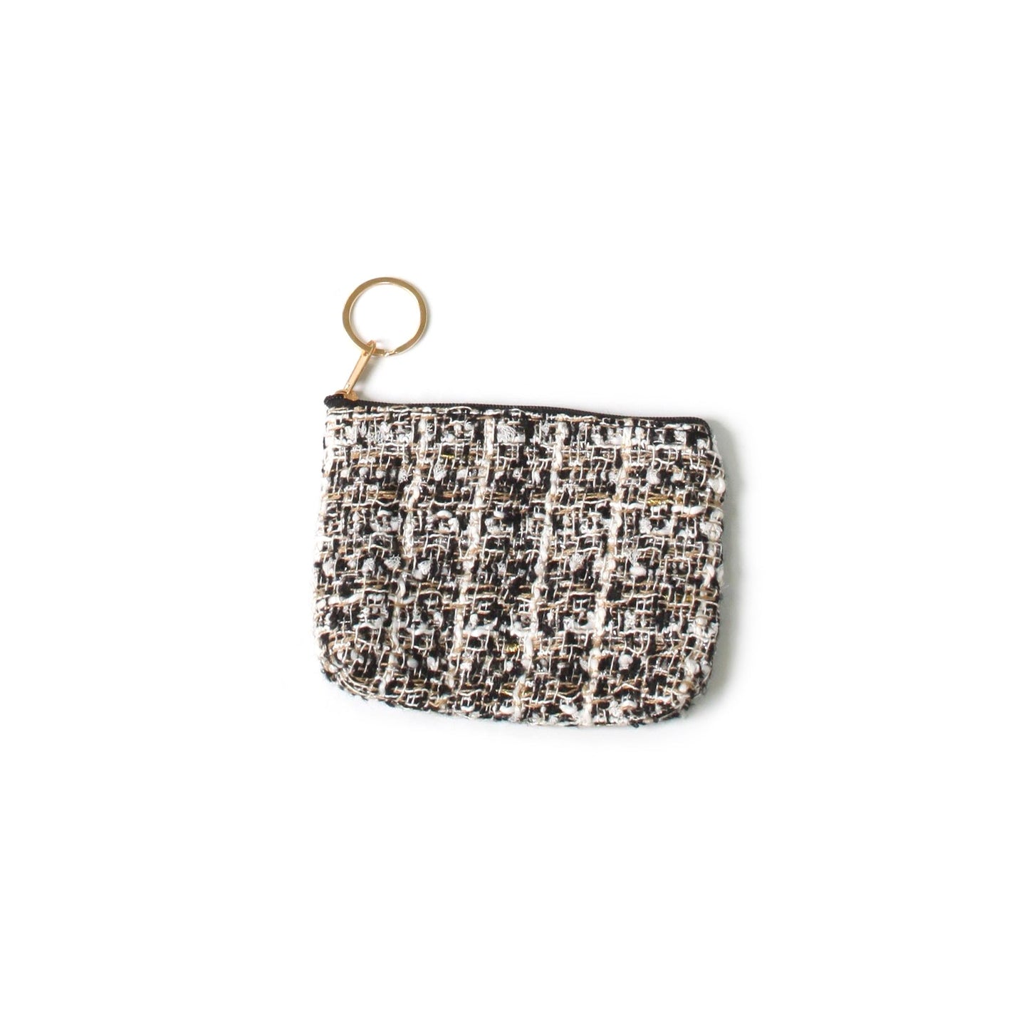 TWEED LUREX COIN/CARD PURSE