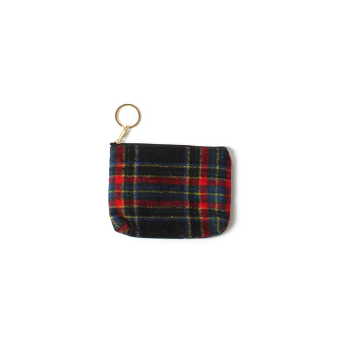 PLAID COIN/CARD PURSE