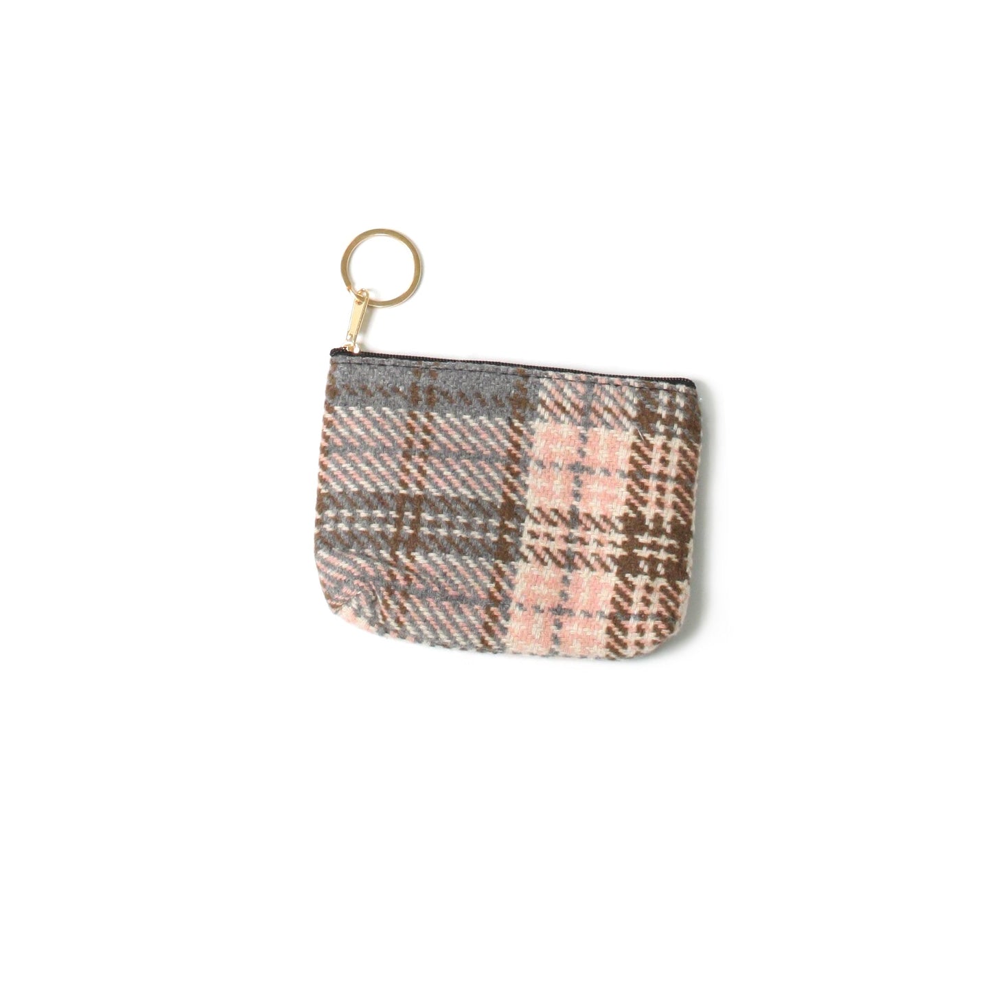 PLAID COIN/CARD PURSE