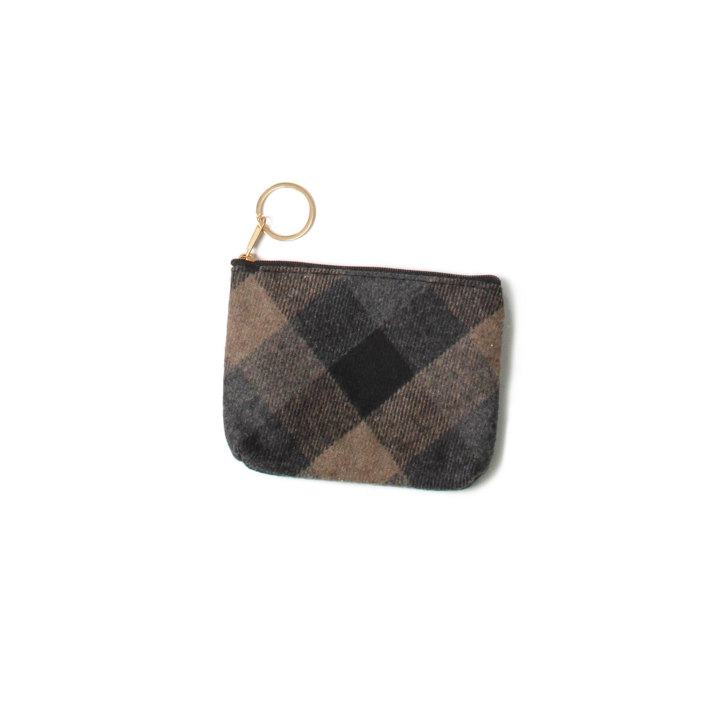 PLAID COIN/CARD PURSE