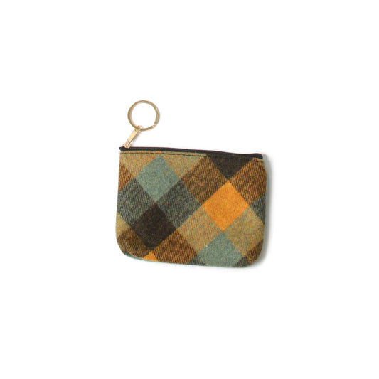 PLAID COIN/CARD PURSE