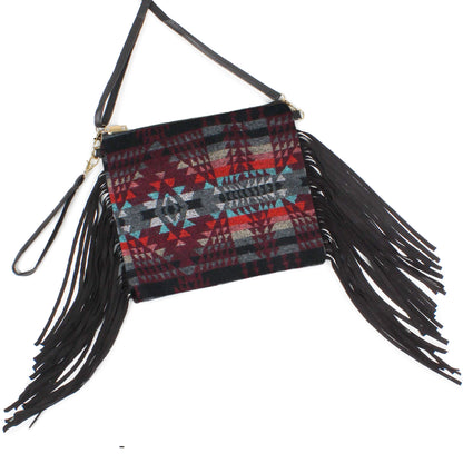 WESTERN+TASSEL CROSSBODY BAG