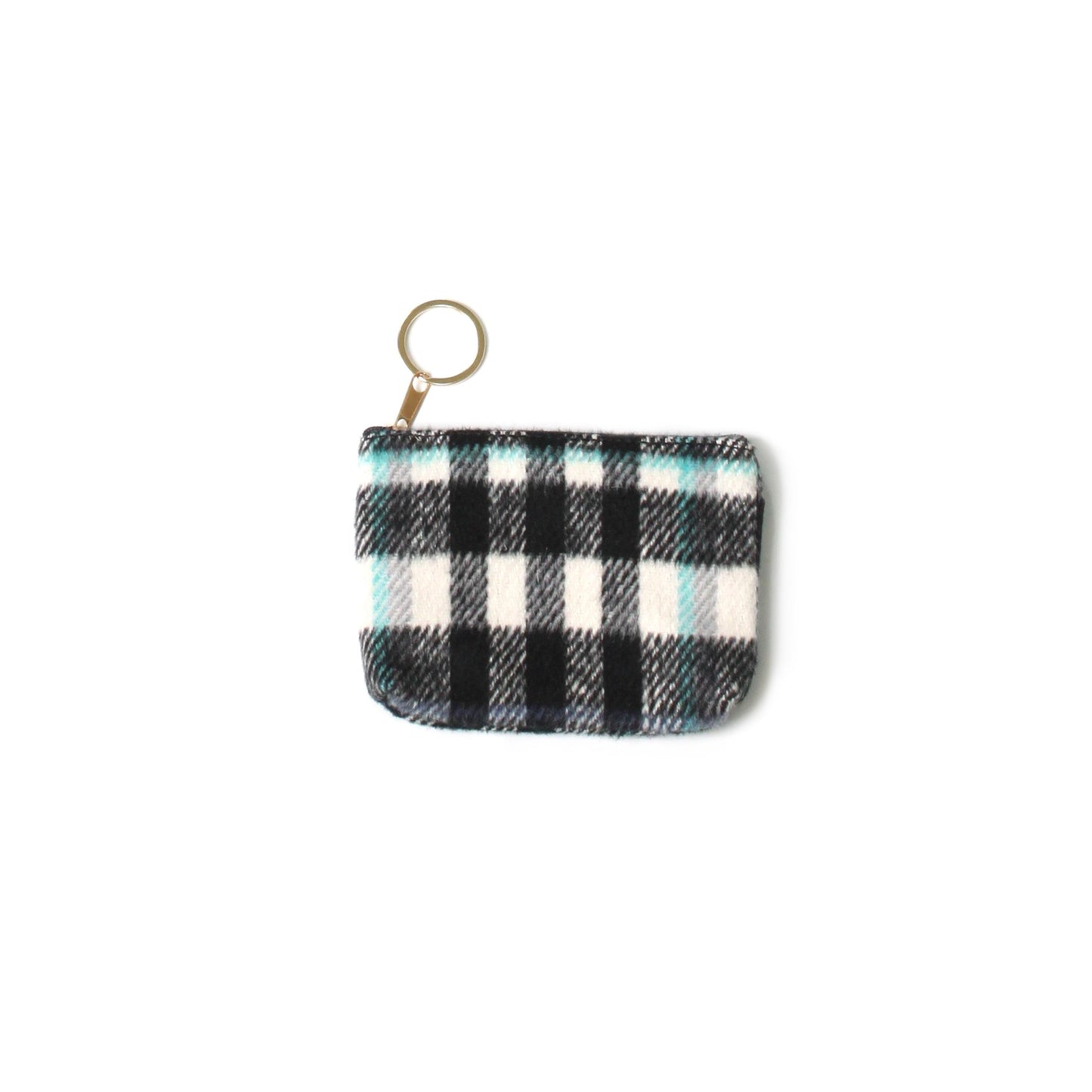 PLAID COIN/CARD PURSE