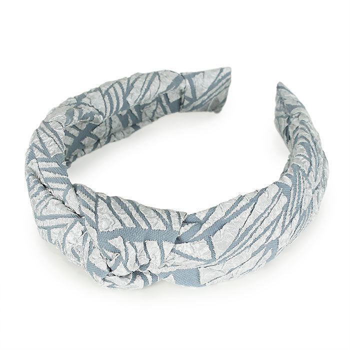 ABSTRACT TEXTURE KNOTTED HEADBAND