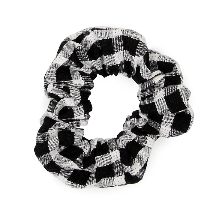 PLAID HAIR SCRUNCHIE