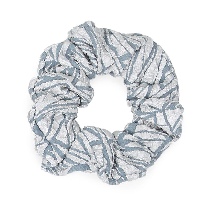 ABSTRACT TEXTURE HAIR SCRUNCHIE