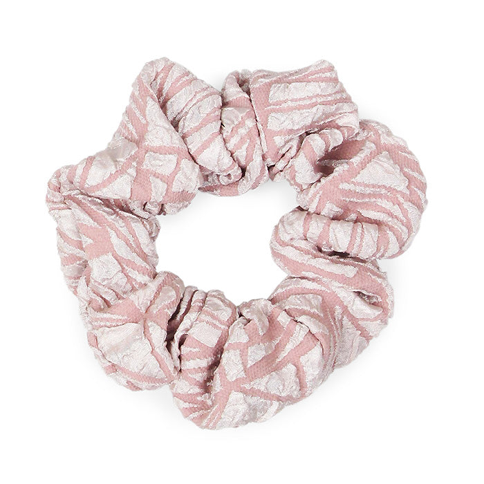 ABSTRACT TEXTURE HAIR SCRUNCHIE