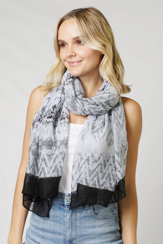 ETHNIC PRINT OBLONG SCARF